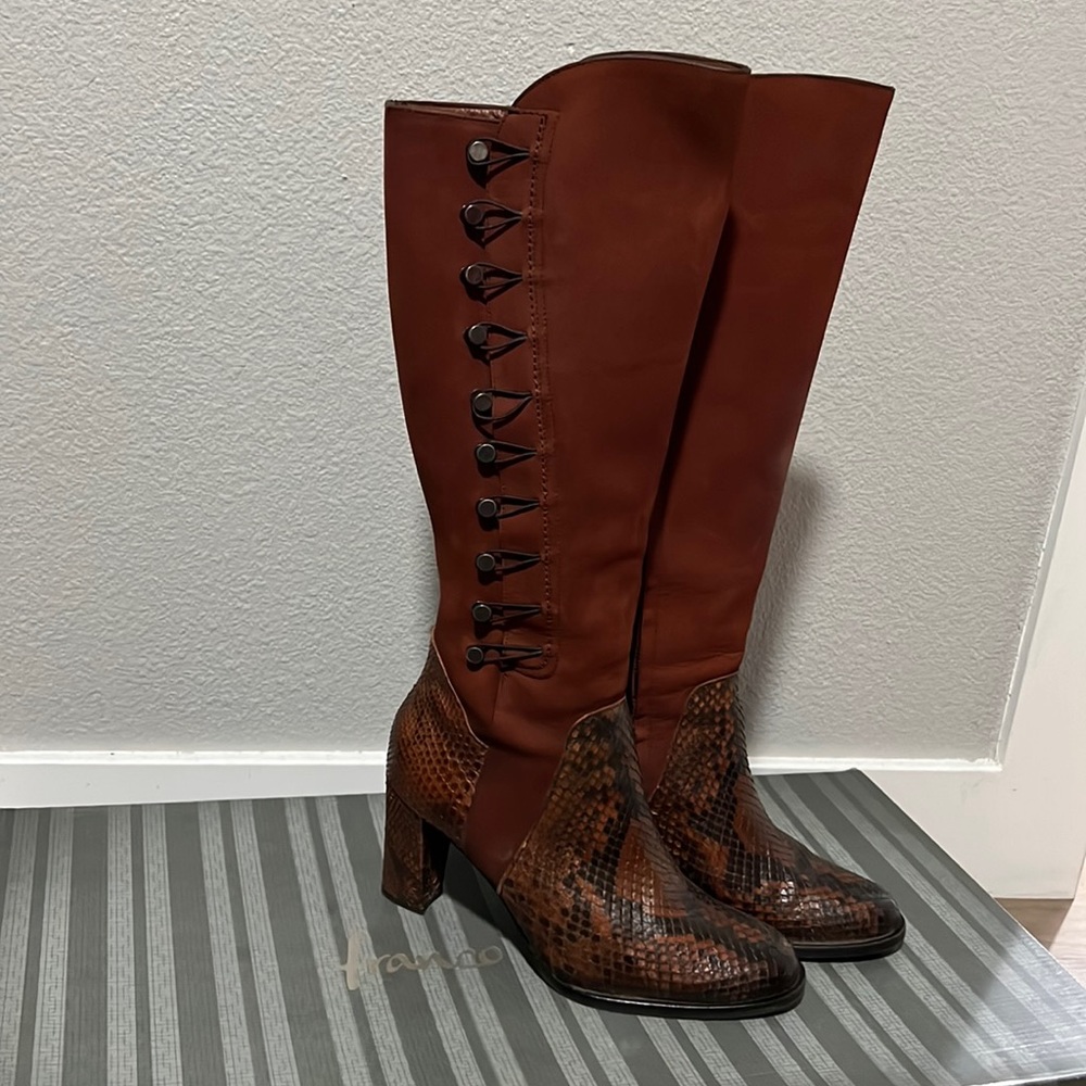 Franco Cuadra Boot Brick Python Usa 8 - image 1